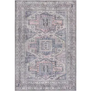 KADIMA DESIGN Orientteppich 190 x 290 cm Grau/Rosa