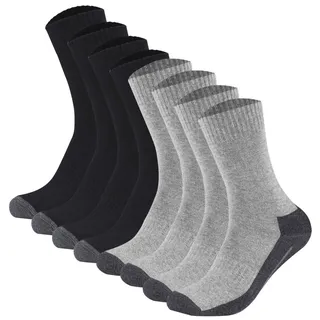 CAMANO Pro Tex Function Sneakersocken 8er Pack Schwarz/Grau 43-46