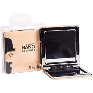 Nano Absolute Barber Academy Professional Herren Taschenspiegel | Men Style | Bart Pflege | Kosmetikspiegel | Handspiegel | Klappbar | doppelseitiger Spiegel | magnetischem Verschluss| Reisespiegel |