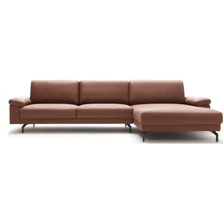 creation by rolf benz Eckcouch 274 cm braun
