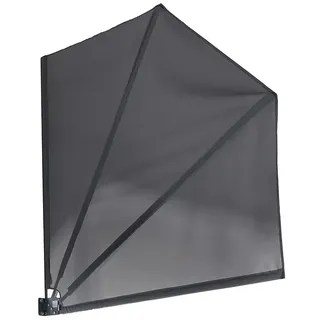 Sunfun Balkonfächer  (Grau, 1,4 x 1,4 m)