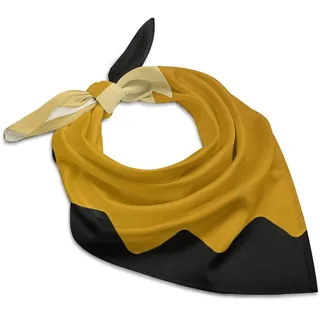 QMNRTK Seidenschal, modisches Satin-Kopftuch, leichtes Kopftuch für Damen, Herren, Boho-Haarwickel, Halstuch, Halstuch, Halstuch, Halstuch, Halstuch, Halstuch, Halstuch, 45,7 x 45,7 cm, senfgelb und - 18"x18"