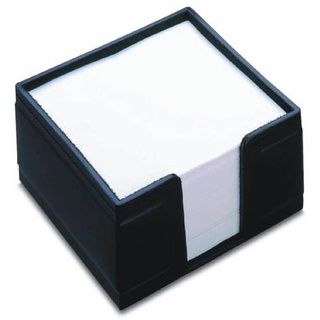 Zettelbox Scala Leder schwarz