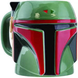 Star Wars Boba Fett Helmet Shaped Ceramic Coffee Mug | Officially Licensed Decor