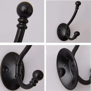 8-teiliges Set Großer Vintage-wandgarderobenhaken, Huthaken Aus Metall, Retro-garderobenständer Für Bad Und Küche