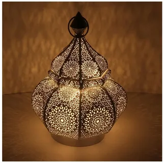Casa Moro Bodenwindlicht Orientalische Laterne Abir Schwarz 30cm Windlicht (Marokkanischer Kerzenhalter Deko Leuchte, 1 St), originelle Geschenk Idee Ostern Muttertag LN2040 schwarz