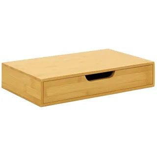 AD.CON Wandregaltisch Wandregal mit Schublade Hängeregal Regal mit Stauraum Wandboard