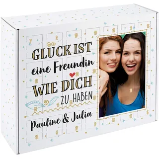 Herz & Heim® Foto-Adventskalender - Glück ist - Kompliment zur Vorweihnachtszeit mit dem eigenen Bild