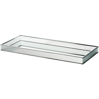 Spiegeltablett RILLS ca.50x20cm, silber