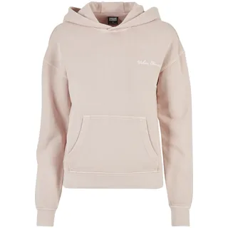URBAN CLASSICS Small Embroidery Terry Kapuzenpullover Pink M