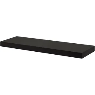 DOLLE Wandregal 90 x 25 x 5 cm Schwarz