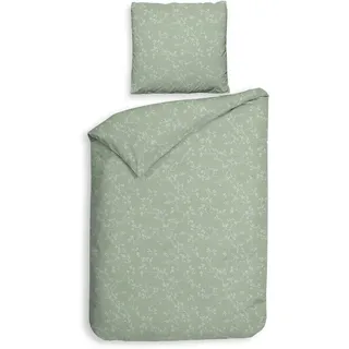 Heckett and Lane Alloro Blumen Grün 135 x 200 cm + 2 x 80 x 80 cm