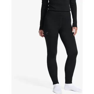 Route Merino Warm Base Layer Pants Damen Black, Größe:S - Damen > Funktionsunterwäsche - Schwarz