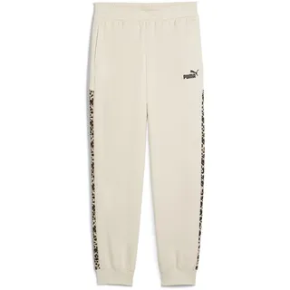 Puma ESS Graphic Animal Comfort High-Waist Hosen Pink XL