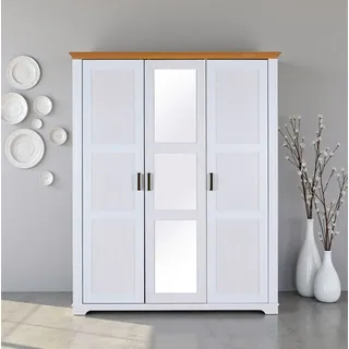 Interlink Drehtürenschrank Maluno 166,4 x 208 x 64 cm Weiß