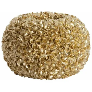 Light & Living Vase, Gold, Kunststoff, Rund, 30 cm, CE, Dekoration, Vasen, Bodenvasen