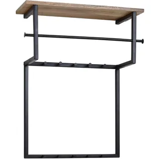 Wohnling Wandgarderobe WL6.452 Schwarz
