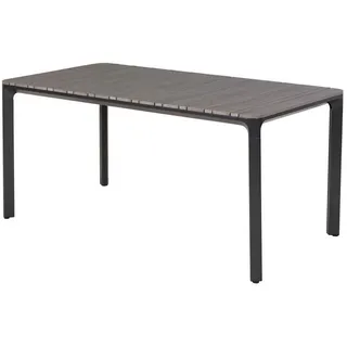 Merxx Gartentisch 160 x 90 x 77 cm Grau