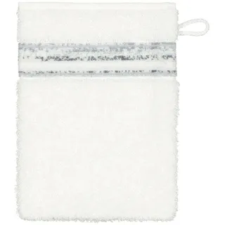 Feiler Handtücher Exclusiv mit Chenillebordüre Waschhandschuh 15x20 cm | grey-mix - grau