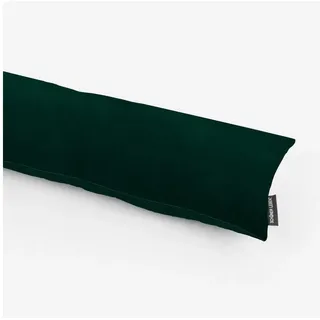 SCHÖNER LEBEN. Zugluftstopper SCHÖNER LEBEN. Zugluftstopper Velvet Samt ein dunkelgrün div. Größen, handmade grün 15 cm x 110 cm x 15 cm