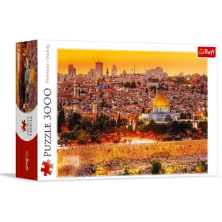 Trefl Trefl, Puzzle, Die Dächer Jerusalems, 3000 Teile, Premium Quality, für Erwachsene und Kinder ab 15 Jahren,