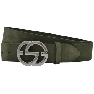 AnnaMatoni Damengürtel Leder 4cm grün 110