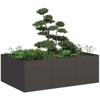 vidaXL Pflanzkübel 120 x 80 x 40 cm Schwarz