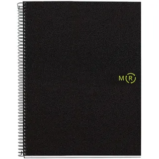 Miquelrius Collegeblock Eco Design 4 A4 kariert schwarz