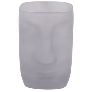 Werner Voß Dekovase Vase Face - grau - Glas - 13x20 cm grau