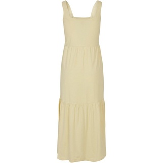 URBAN CLASSICS Shirtkleid Urban Classics Damen Ladies 7/8 Length Valance Summer Dress (1-tlg) gelb XXL