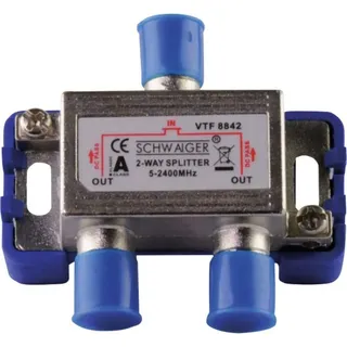 Schwaiger VTF8842 241 SAT-Verteiler 2-fach 5 - 2400MHz