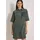 Midikleid Unifarben Grün M