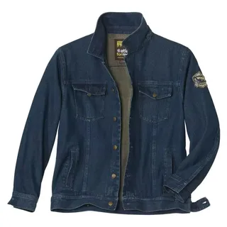 Atlas For Men - Jeansjacke für Herren AF3992 (L) (Steinfarben/Blau) - Grau - L