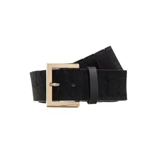 Michael Kors Gürtel - 55Mm Haircalf Belt W Stretch Back - Gr. M - in Schwarz - für Damen