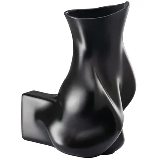 Rosenthal Dekovase Blown 2nd Edition Schwarz matt Vase 30 cm (Vasen) bunt|schwarz
