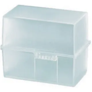 HAN Karteibox DIN A5 quer transluzent-klar 1 Stück