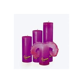 Candela Lotuskerze Trend violett 18 cm
