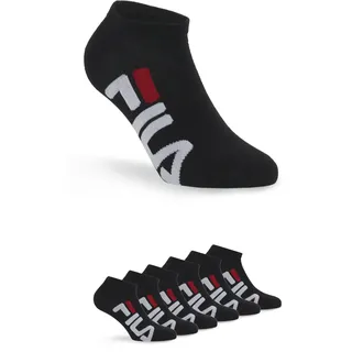 Fila UNISEX INVISIBLE SOCKS 6-Paar Schwarz 43-46