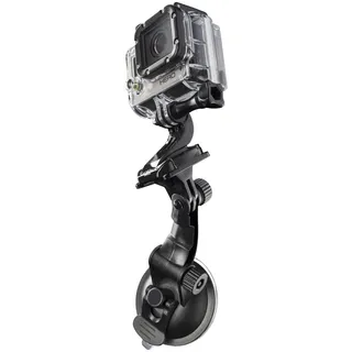 Mantona Saugnapf-Halterung geeignet für GoPro HERO Schwarz
