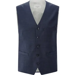 Carl Gross Anzugweste Modern-Fit Weste Winslow - Modern Fit blau 54