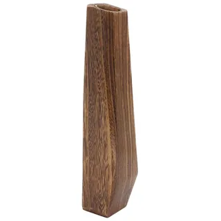 Dekorative Große Holzvase- Leckproo- Holzvase für Blumen- Desktop- Dekoration Pflanzenhalter für Garten Yard Home and Office (Kaffeefarbe)