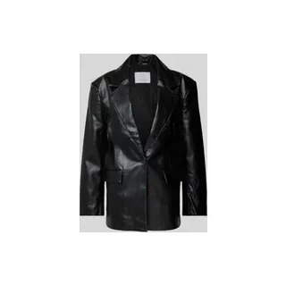 Blazer in Leder-Optik Modell 'Insa' - LeGer Studio Kollektion, Black, 44