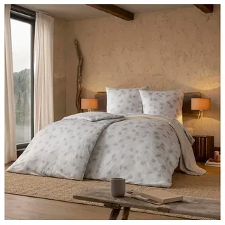 Estella Mako Jersey Silber 155 x 220 cm + 80 x 80 cm