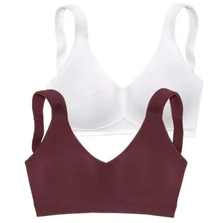 petite fleur by lascana Soft-BH rot/weiß 75C