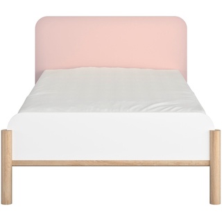 Gami Einzelbett Bett (1-tlg), Mit seiner Mischung aus sanften Farben bunt|grau|rosa 101 cm x 207 cm x 76 cm