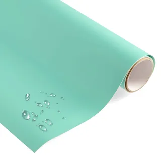 timalo® Klebefolie Uni MATT MINT - selbstklebende Möbelfolie Dekofolie Mintgrün Vinyl Folie - Made in Germany (Meterware am Stück, je 1 Meter x 63 cm)