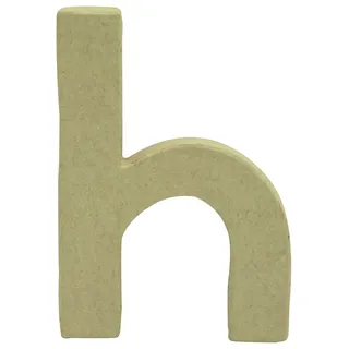 Décopatch AC820C - Kleiner Buchstabe aus Pappmaché, h 1,5x8,5x12cm, perfekte Deko für das Zuhause, 1 Stück
