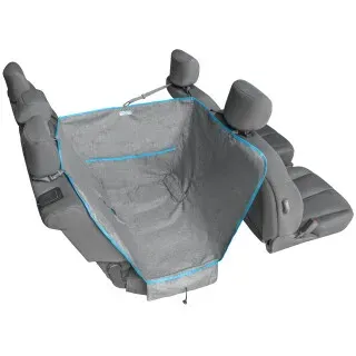 Kurgo Hängematte Halbe Rückbank 200 x 100 cm Grau