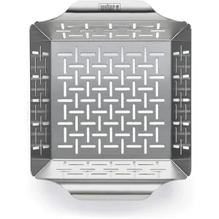 Weber 6481 Deluxe Gem Sekorb 19X24 Cm, Grillkorb, F R Fisch, Fleisch Und Gem Se,