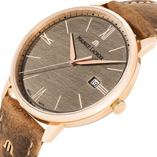 MAURICE LACROIX Eliros Date Leder 40 mm EL1118-PVP01-210-1